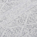Vidaxl Teppich 120x180 cm Baumwolle hellgrau