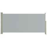 VidaXL Garden screen Extendable 140x300 cm Gray
