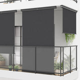 Vidaxl Balkon Bildschirm 175x250 cm schwarz