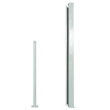 Vidaxl Garden Bildschirm ausziehbar 140 x 300 cm Schwarz