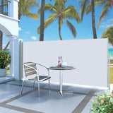 Vidaxl Garden Bildschirm Ausziehbar 140 x 300 cm Creme