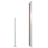 Vidaxl Garden Bildschirm ausziehbar 140x300 cm rot