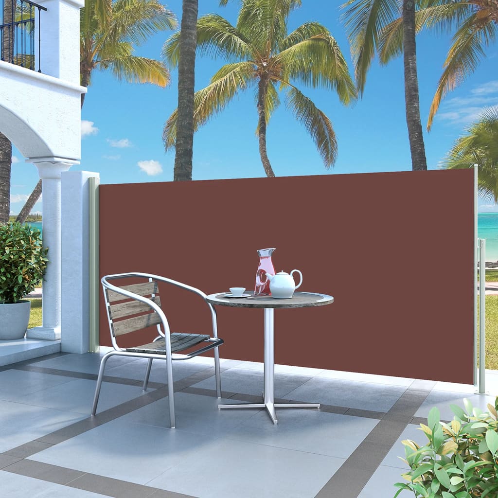 Vidaxl Garden Screen estendibile 140x300 cm marrone