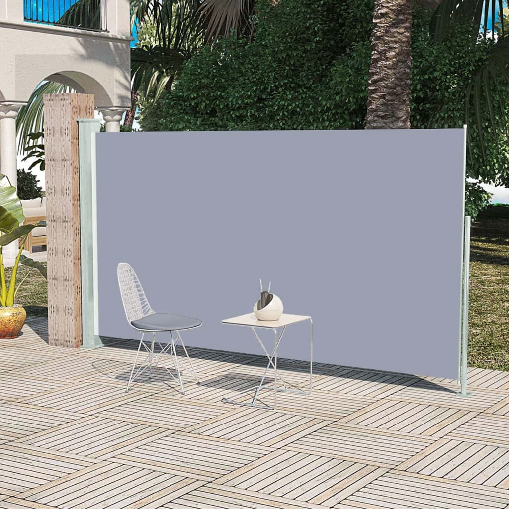 Vidaxl Garden Screen estendibile 160x300 cm grigio