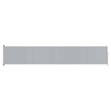 Vidaxl Garden Bildschirm Ausziehbar 117x600 cm Grau