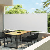 Schermo del giardino Vidaxl estendibile da 160x600 cm crema