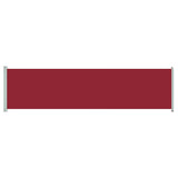 Vidaxl Garden Bildschirm Ausziehbar 160 x 600 cm rot