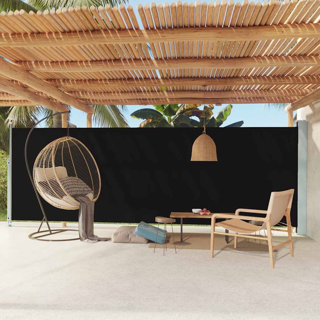 Vidaxl Garden Screen estendibile 180x600 cm nero