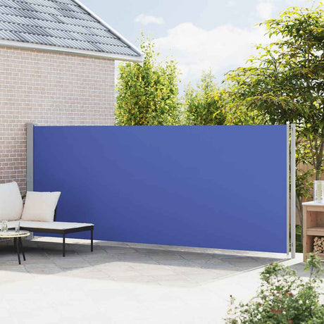 Vidaxl Gartenbildschirm ausziehbar 180x600 cm blau