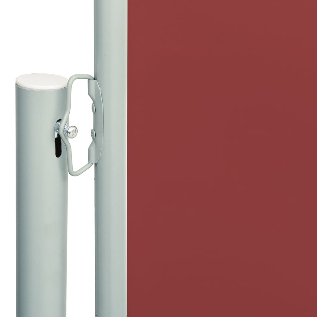 Schermo del giardino Vidaxl estendibile 180x600 cm rosso