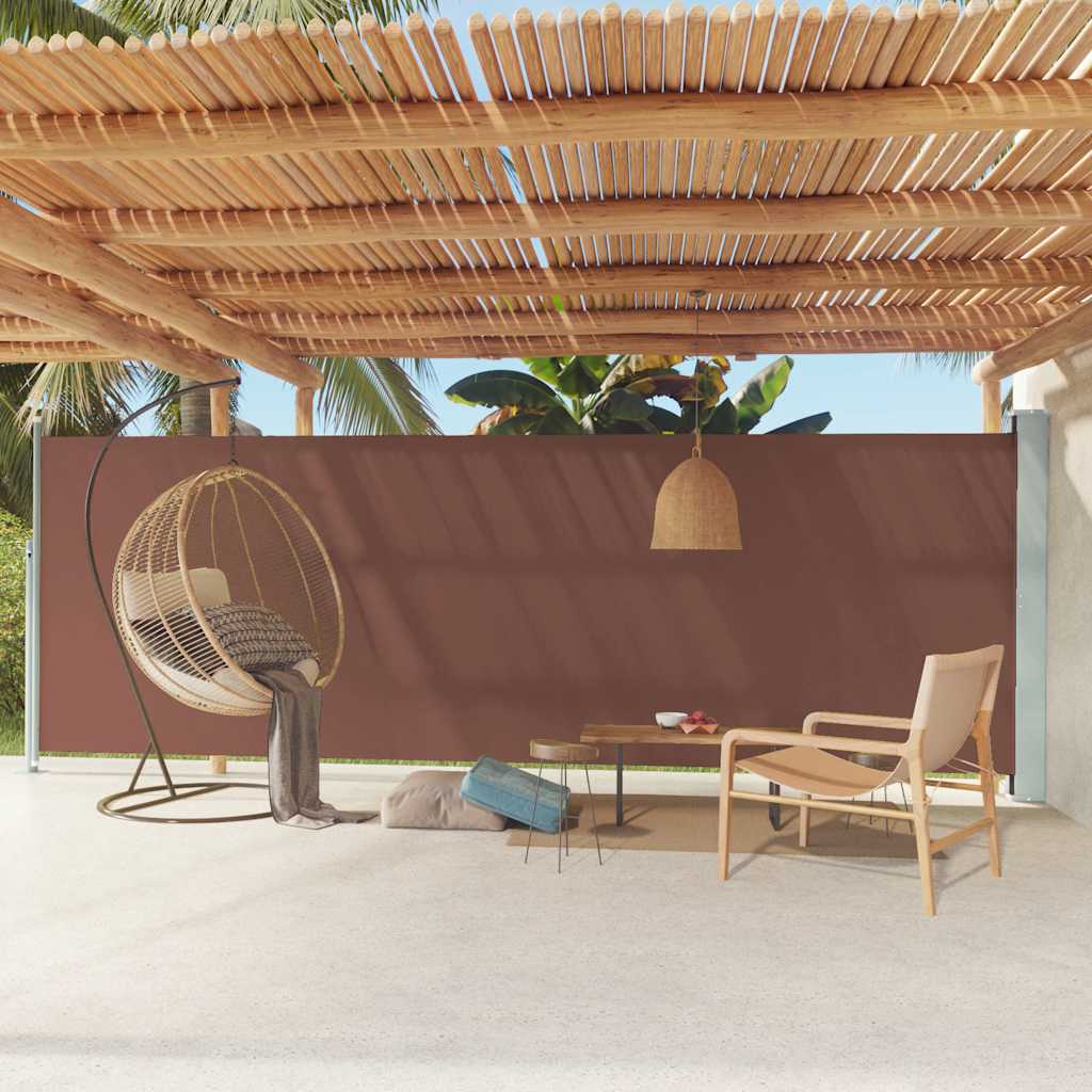 Vidaxl Garden Screen estendibile 180x600 cm marrone