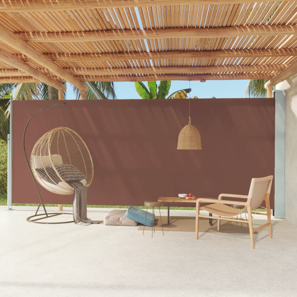 Vidaxl Garden Screen estendibile 220x600 cm marrone