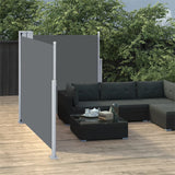 Vidaxl Paradshield estendibile 117x600 cm antracite -colorato