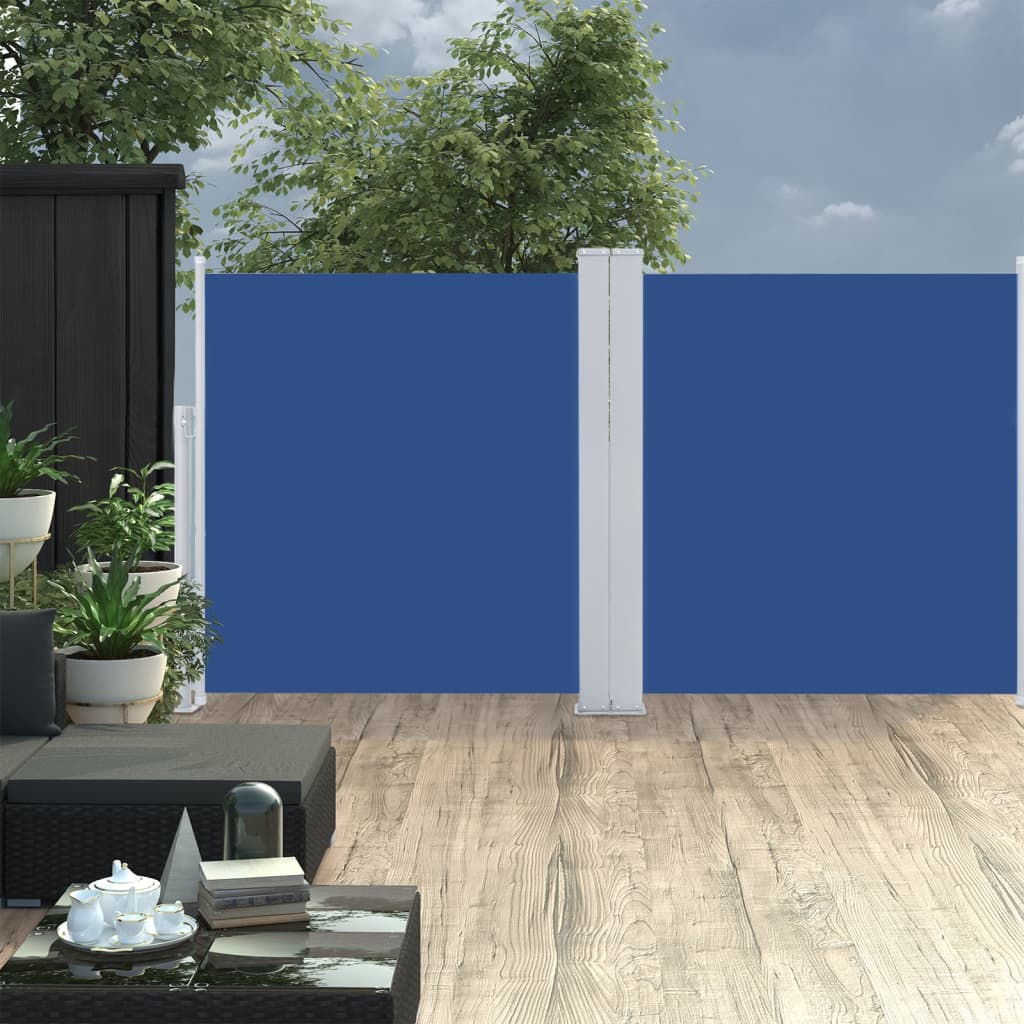 Vidaxl Parature estendibile 117x600 cm blu