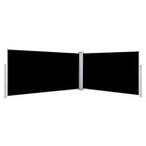 VIDAXL -Windschutzscheibe ausziehbar 160 x 600 cm schwarz