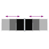 Vidaxl Windschutzscheibe ausziehbar 180 x 600 cm schwarz