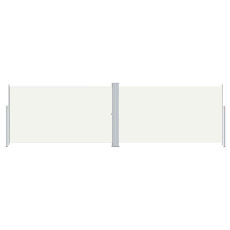 Vidaxl Windschutzscheibe ausziehbar 180 x 600 cm cremefarben