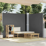 VIDAXL -Windschutzscheibe 180 x 600 cm Anthrazit -gelöscht