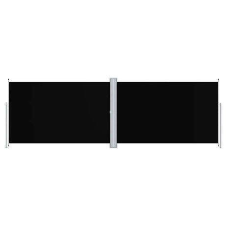 VIDAXL -Windschutzscheibe aus Erweiterbar 200x600 cm schwarz