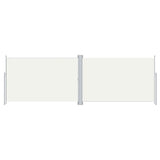 Vidaxl Windshield utvidbar 200x600 cm krem ​​-farget