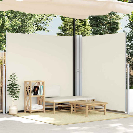 VIDAXL -Windschutzscheibe aus 200 x 600 cm cremefarben