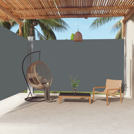 VIDAXL -Windschutzscheibe ausziell 220 x 600 cm Anthrazit -gelöscht