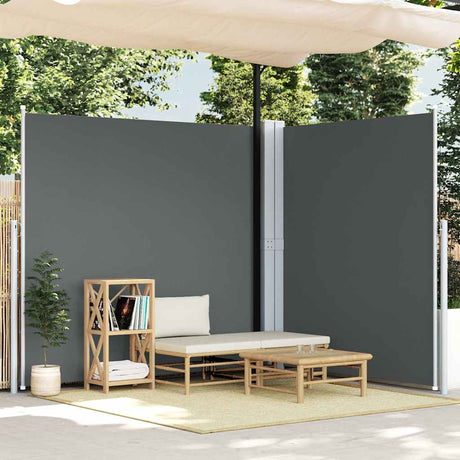 VIDAXL -Windschutzscheibe ausziell 220 x 600 cm Anthrazit -gelöscht