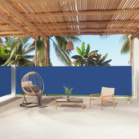 VIDAXL -Windschutzscheibe 160x1000 cm blau