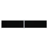 VIDAXL -Windschutzscheibe 180x1000 cm schwarz ausziehbar