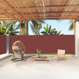 VIDAXL -Windschutzscheibe 180x1000 cm Braun