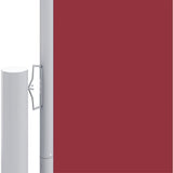 VIDAXL -Windschutzscheibe 200x1000 cm Rot ausziehbar