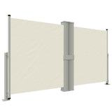 VIDAXL -Windschutzscheibe extendable 140x1200 cm cremefarben -gepflegt
