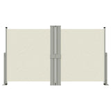 VIDAXL -Windschutzscheibe extendable 140x1200 cm cremefarben -gepflegt