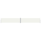 VidaXL Windshield Extendable 160x1200 cm cream -colored