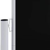 VIDAXL -Windschutzscheibe aus erweiterbares 200x1200 cm schwarz