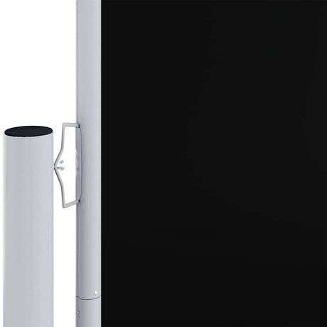 VIDAXL -Windschutzscheibe aus erweiterbares 200x1200 cm schwarz