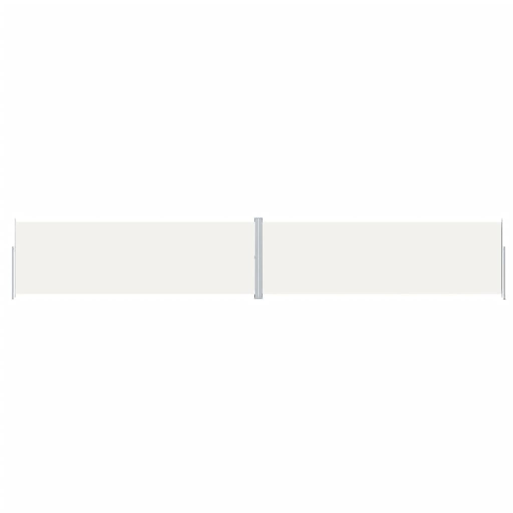 VIDAXL -Windschutzscheibe extendable 200x1200 cm cremefarben -gepflegt
