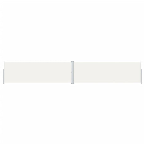 VIDAXL -Windschutzscheibe extendable 200x1200 cm cremefarben -gepflegt