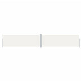 VIDAXL -Windschutzscheibe extendable 200x1200 cm cremefarben -gepflegt