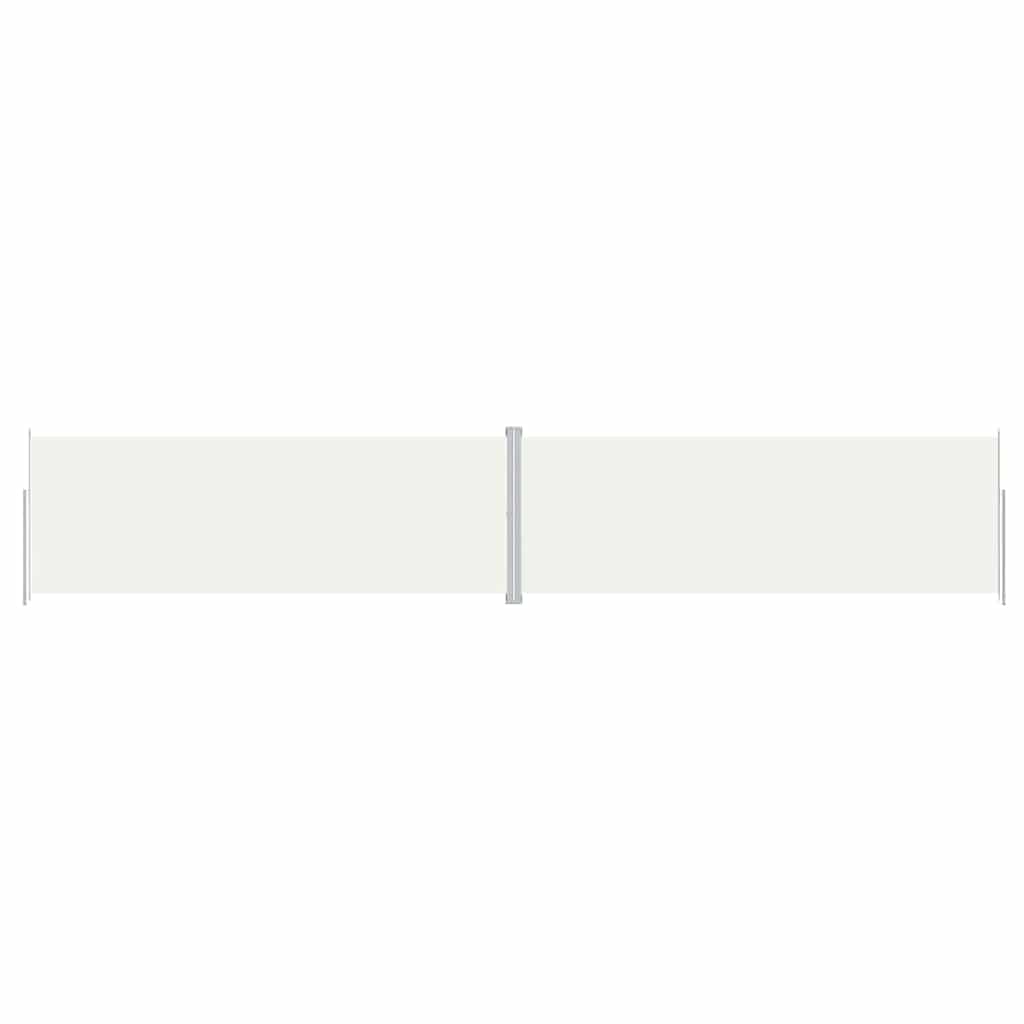 VIDAXL -Windschutzscheibe ausziehbar 220x1200 cm cremefarben