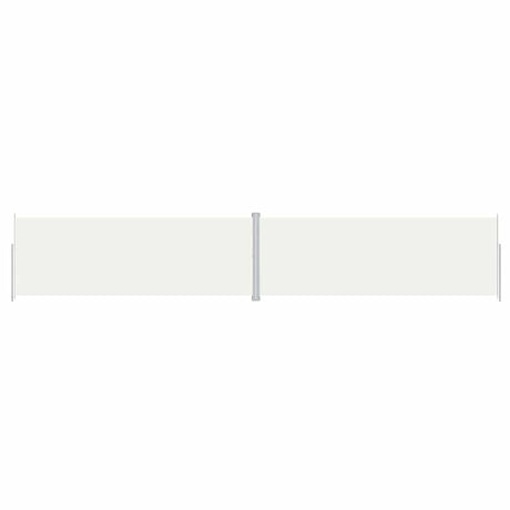 VIDAXL -Windschutzscheibe ausziehbar 220x1200 cm cremefarben