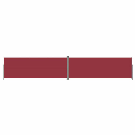 VIDAXL -Windschutzscheibe ausziehbar 220x1200 cm rot