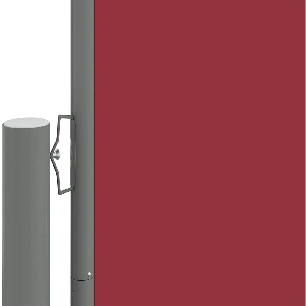 VIDAXL -Windschutzscheibe ausziehbar 220x1200 cm rot