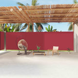 VIDAXL -Windschutzscheibe ausziehbar 220x1200 cm rot