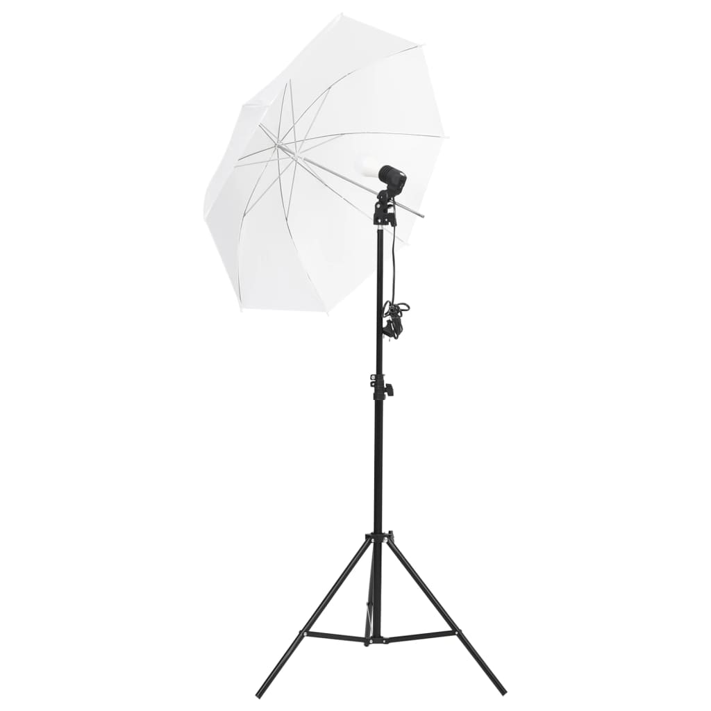 Vidaxl Studio Lighting Set con fondos y paraguas