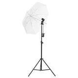 Vidaxl Studio lighting set with backgrounds and umbrellas