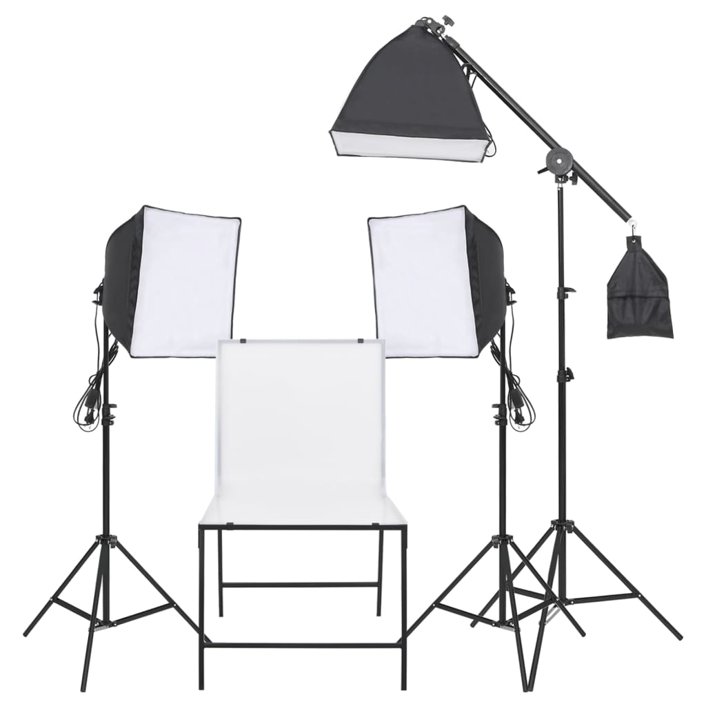 Vidaxl Photo Studio Set med optagelsestabel