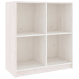 Vidaxl dressoir 70x33x76 cm massief grenenhout wit