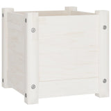 Vidaxl Planning Box 31x31x31 cm Solid Pine White