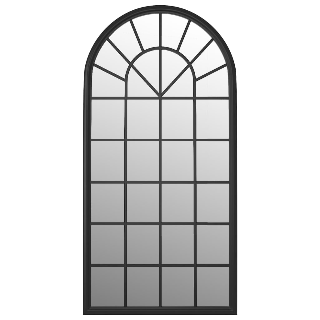 VidaXL Spiegel 90x45 cm Eisen schwarz